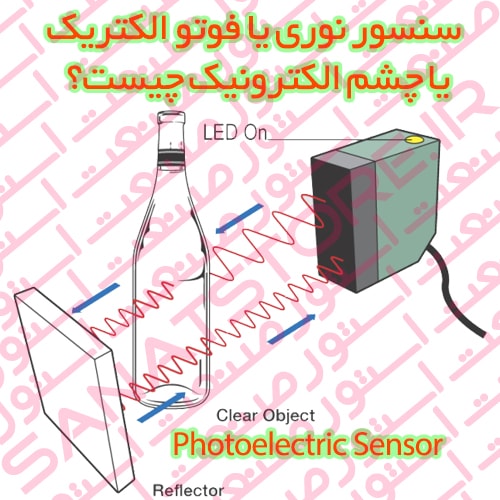 سنسور نوری یا فوتو الکتریک یا چشم الکترونیک (Photoelectric Sensor) چیست؟